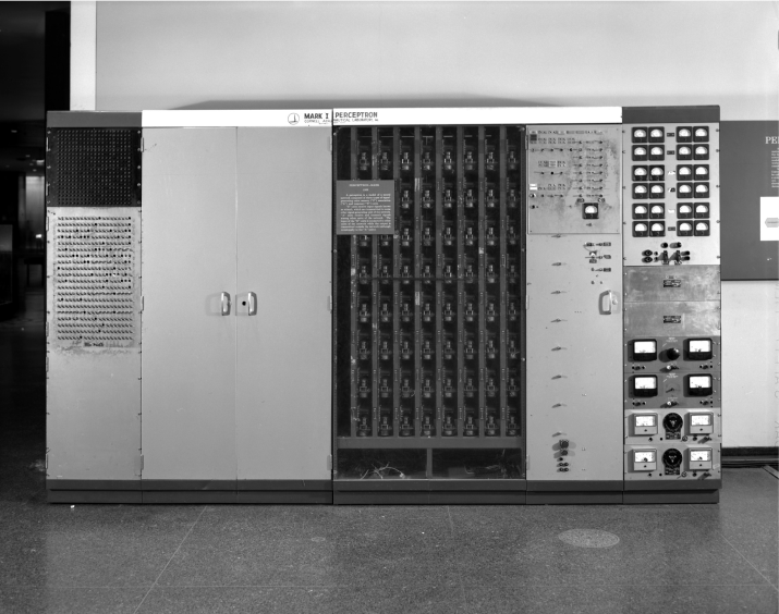 A Mark I Perceptron computer at the National Museum of American History
